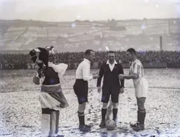 The skippers plus mascot