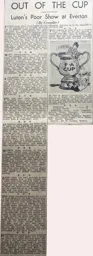 Match Report: Everton vs Luton Town FC (4th Mar 1933)