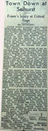 Match Report: Crystal Palace vs Luton Town FC (6th May 1933)