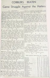 Match Report: Luton Town FC vs Northampton Town (30th Dec 1933)