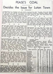 Match Report: Watford vs Luton Town FC (3rd Mar 1934)
