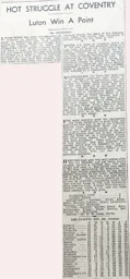 Match Report: Coventry City vs Luton Town FC (17th Mar 1934)