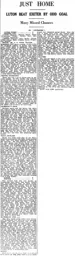 Match Report: Luton Town FC vs Exeter City (21st Apr 1934)