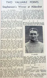 Match Report: Aldershot vs Luton Town FC (13th Oct 1934)