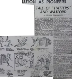 Match Report: Luton Town FC vs Watford (10th Nov 1934)