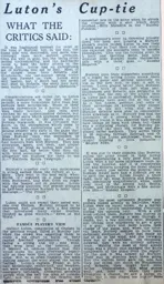 Match Report: Burnley vs Luton Town FC (26th Jan 1935)