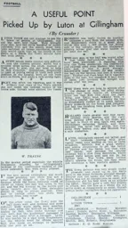 Match Report: Gillingham vs Luton Town FC (6th Apr 1935)