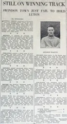 Match Report: Luton Town FC vs Swindon Town (16th Nov 1935)