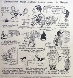 Match Report: Luton Town FC vs Clapton Orient (28th Dec 1935)