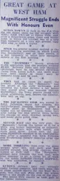 Match Report: West Ham United vs Luton Town FC (11th Jan 1936)