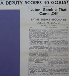 Match Report: Luton Town FC vs Bristol Rovers (13th Apr 1936)
