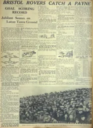Match Report: Luton Town FC vs Bristol Rovers (13th Apr 1936)