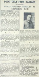 Match Report: Queens Park Rangers vs Luton Town FC (2nd May 1936)