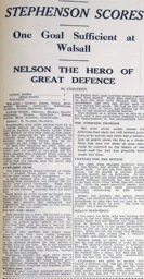 Match Report: Walsall vs Luton Town FC (31st Aug 1936)