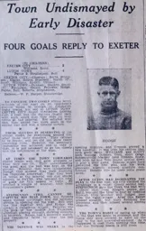 Match Report: Exeter City vs Luton Town FC (19th Sep 1936)