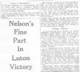 Match Report: Luton Town FC vs Bournemouth (31st Oct 1936)