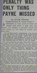 Match Report: Crystal Palace vs Luton Town FC (9th Jan 1937)