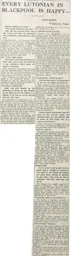 Match Report: Blackpool vs Luton Town FC (20th Jan 1937)