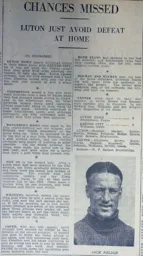 Match Report: Luton Town FC vs Exeter City (23rd Jan 1937)