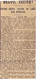 Match Report: Luton Town FC vs Exeter City (23rd Jan 1937)
