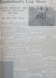 Match Report: Luton Town FC vs Exeter City (23rd Jan 1937)