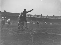 Another save by the Exeter goalkeeper