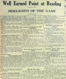 Match Report: Reading vs Luton Town FC (10th Feb 1937)