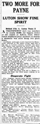 Match Report: Bristol City vs Luton Town FC (13th Feb 1937)