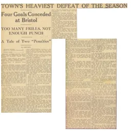 Match Report: Bristol Rovers vs Luton Town FC (20th Mar 1937)