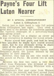 Match Report: Luton Town FC vs Gillingham (7th Apr 1937)