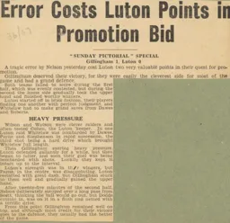Match Report: Gillingham vs Luton Town FC (17th Apr 1937)
