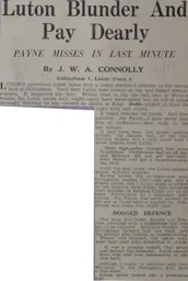 Match Report: Gillingham vs Luton Town FC (17th Apr 1937)