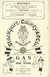 Programme: Stockport County vs Luton Town FC (28th Aug 1937)