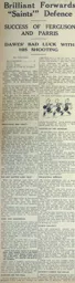 Match Report: Southampton vs Luton Town FC (30th Oct 1937)