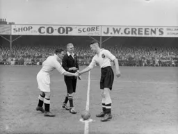 Jack Nelson greets his City counterpart
