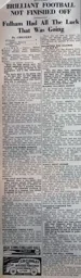 Match Report: Fulham vs Luton Town FC (3rd Dec 1938)