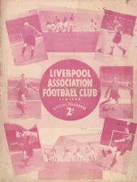 Programme: Liverpool vs Luton Town FC (7th Jan 1939)