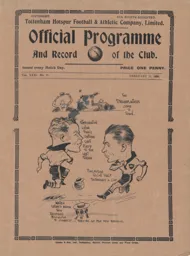 Programme: Tottenham Hotspur vs Luton Town FC (11th Feb 1939)