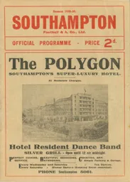 Programme: Southampton vs Luton Town FC (10th Apr 1939)