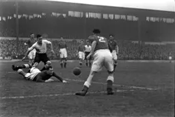 Hugh Billington causes havoc in the Barnsley defence