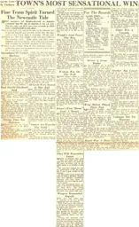 Match Report: Luton Town FC vs Newcastle United (30th Nov 1946)