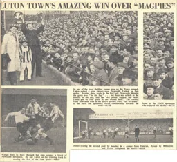 Match Report: Luton Town FC vs Newcastle United (30th Nov 1946)