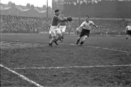 Hugh Billington waits for a slip