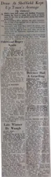 Match Report: Sheffield Wednesday vs Luton Town FC (28th Dec 1946)