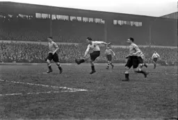 Hugh Billington flashes in a shot