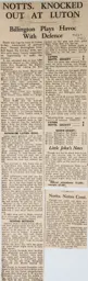 Match Report: Luton Town FC vs Notts County (11th Jan 1947)