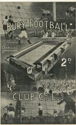 Programme: Bury vs Luton Town FC (18th Jan 1947)