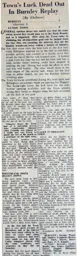 Match Report: Burnley vs Luton Town FC (11th Feb 1947)
