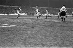 Hugh Billington gets a shot away