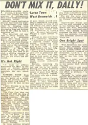 Match Report: Luton Town FC vs West Bromwich Albion (12th Apr 1947)